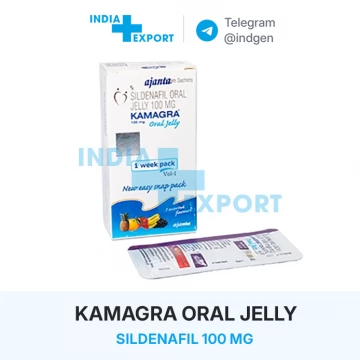 KAMAGRA ORAL JELLY 100 мг ціна та купити в Україні