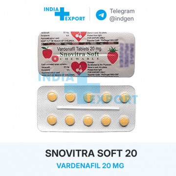 SNOVITRA SOFT 20 мг ціна та купити в Україні