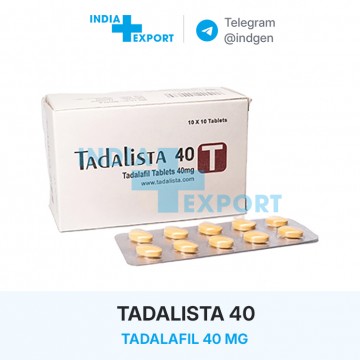 TADALISTA 40 мг ціна та купити в Україні