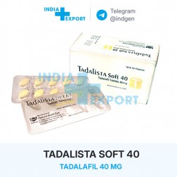 TADALISTA SOFT 40 мг TADALISTA SOFT 40 мг